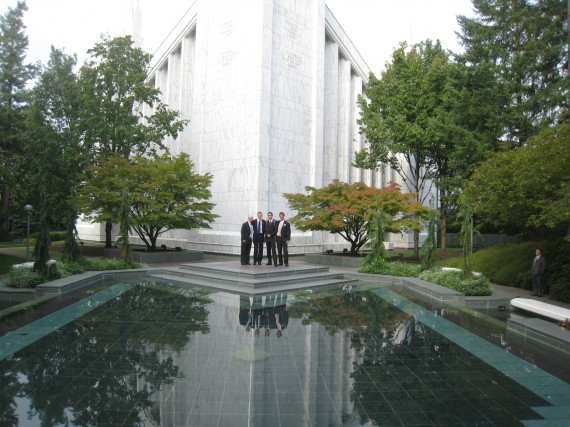 Daniel at the Portland Temple