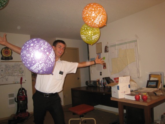 Daniel's birthday balloons