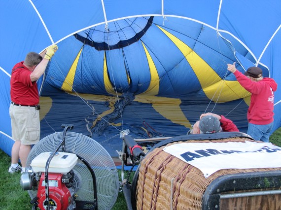 Hot Air balloons Over Ponds Park