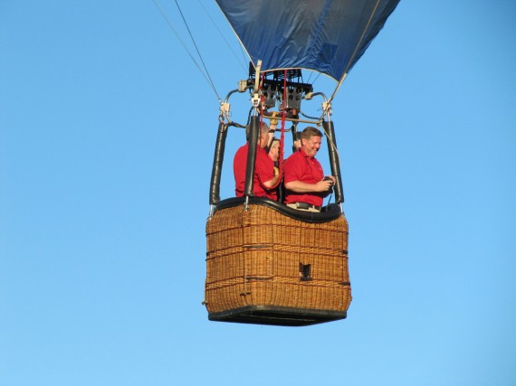 Hot Air balloons Over Ponds Park