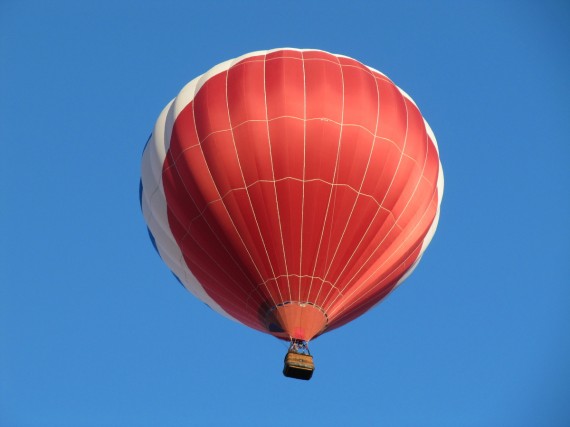 Hot Air Balloons Over Ponds Park