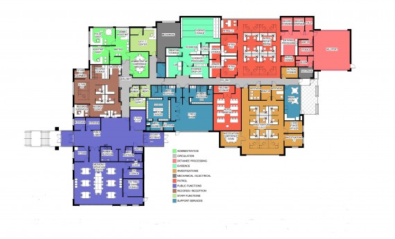 Kaysville City Police Station Floor Plan