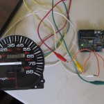 Odometer connected to Arduino Odometer connected to Arduino