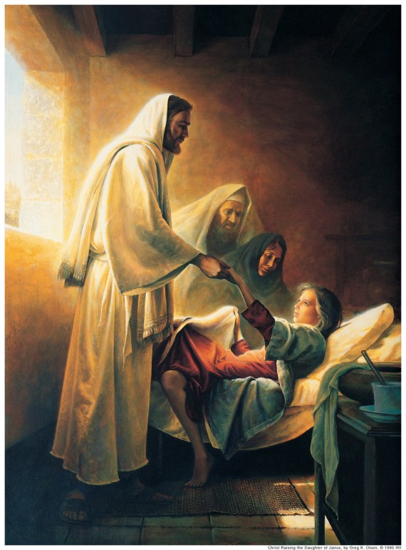 Jesus Raising The Daughter Of Jairus