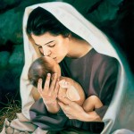 Mary holding child