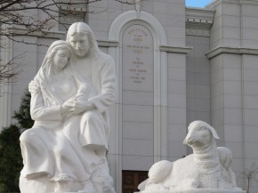 Bountiful Temple Nativity Scene