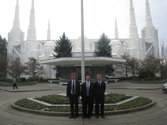 Daniel and companions at Portland Temple