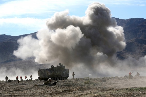 Deploying a MK-154 Mine Clearing Charge system