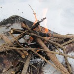 Fire starter gets the fire started