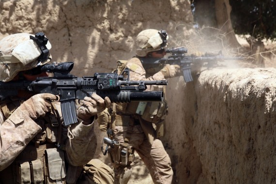 Operation in the Helmund province in Afghanistan
