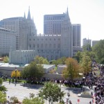 Temple Square at General Conference Temple Square at General Conference