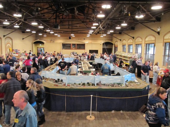 At the model railroad festival