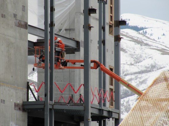 Brigham City Utah Temple work on floor