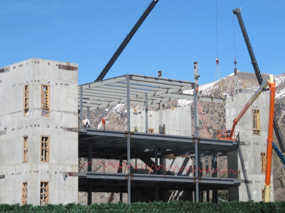 Brigham City temple girder