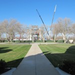 Brigham City Temple view from the Tabernacle steps Brigham City Temple view from the Tabernacle steps