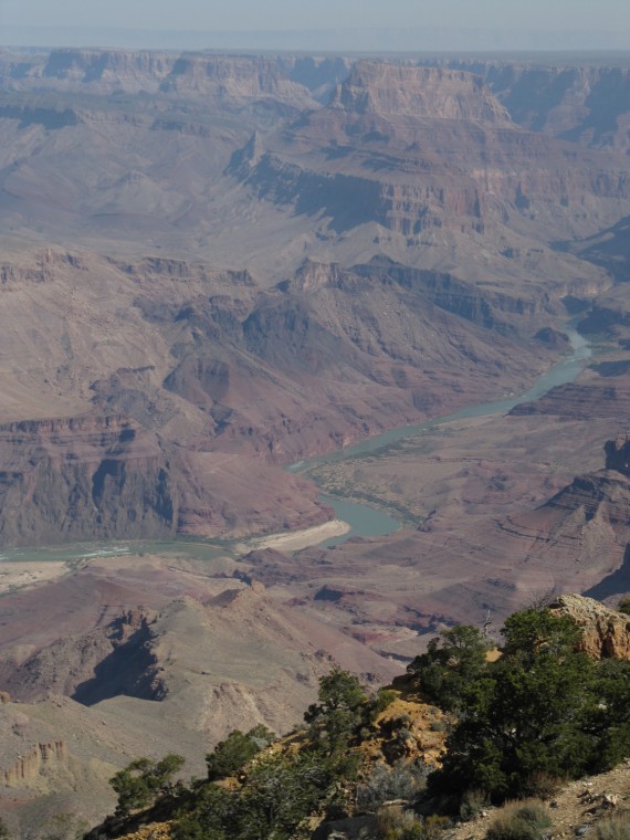 Colorado River from the South Rim of the The Grand Canyon