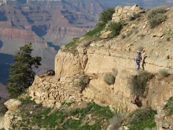 Jill on the Bright Angel Trail