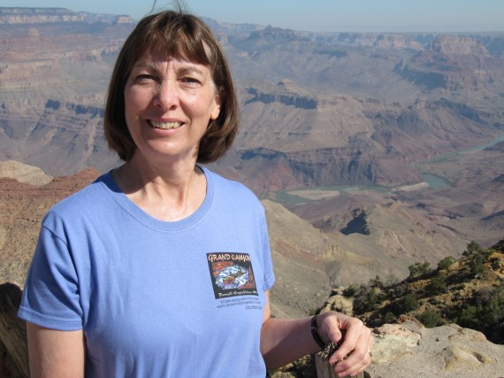 Grand Canyon Watchtower and Colorado River