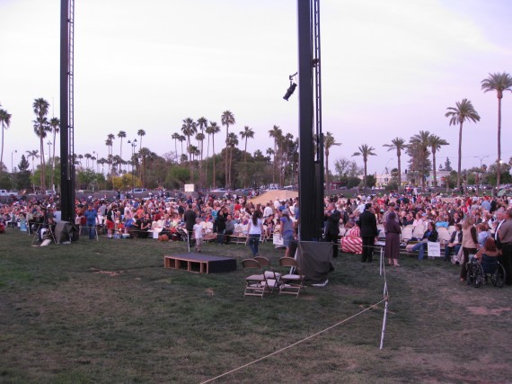 Mesa Easter Pageant before the performance
