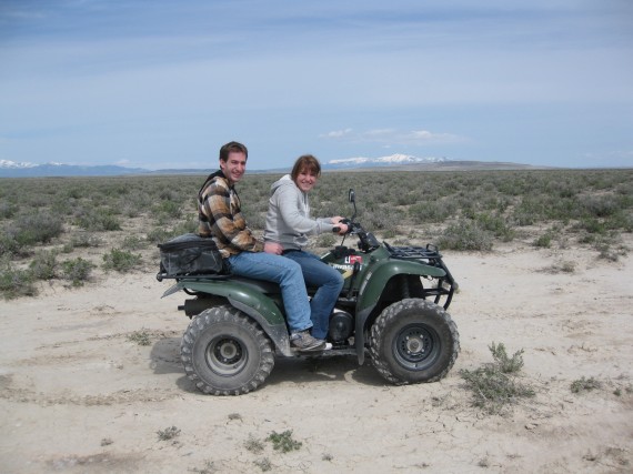 Target practice atv Megan and Paul