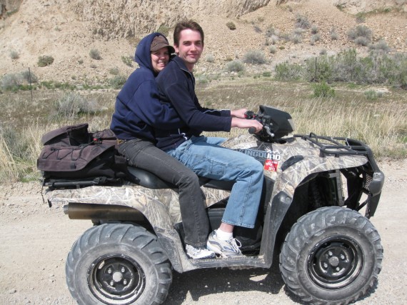 Target practice atv Rachel and Jake