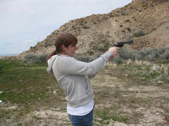Target practice pistol Megan