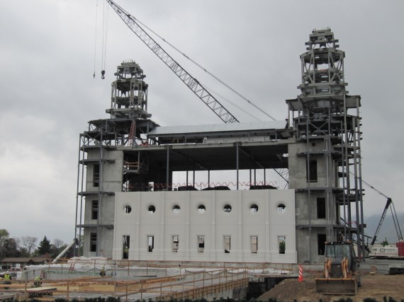 Brigham City Temple walls