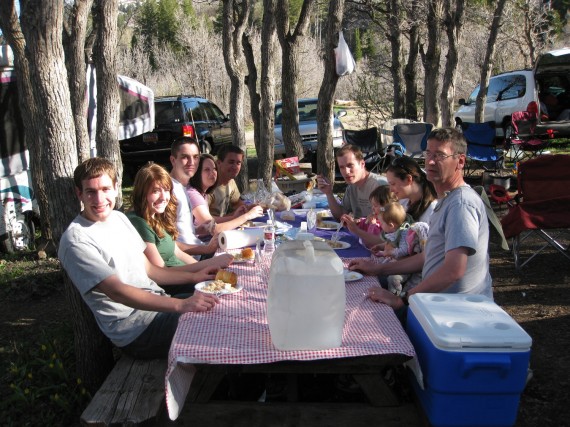 North Fork Park dinner