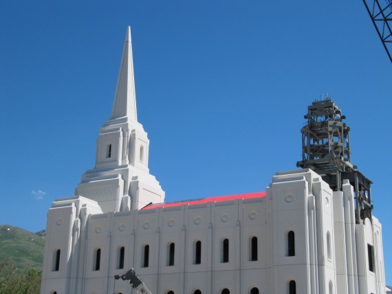 Brigham City Temple Roof closeup