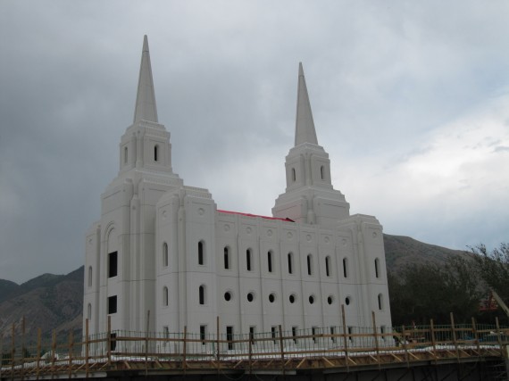 Brigham City Temple Spires