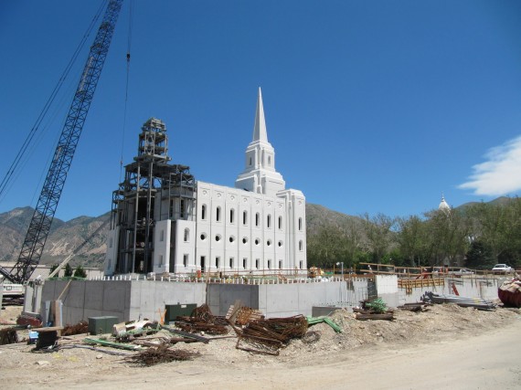 Brigham City Utah Temple construction