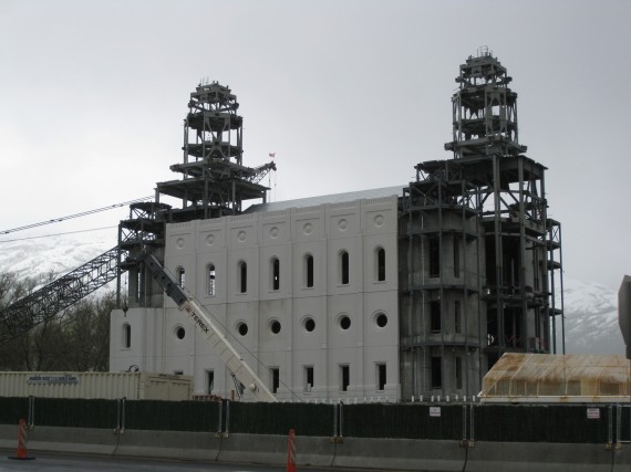 Brigham City temple on Memorial Day