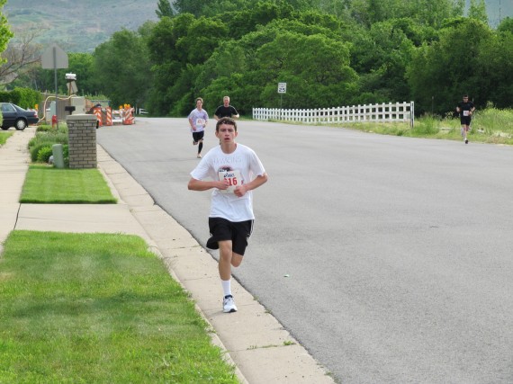 Kaysville Utah South Stake 5K leader