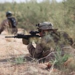 Patrol near Combat Outpost Castle, Helmand province, Afghanistan