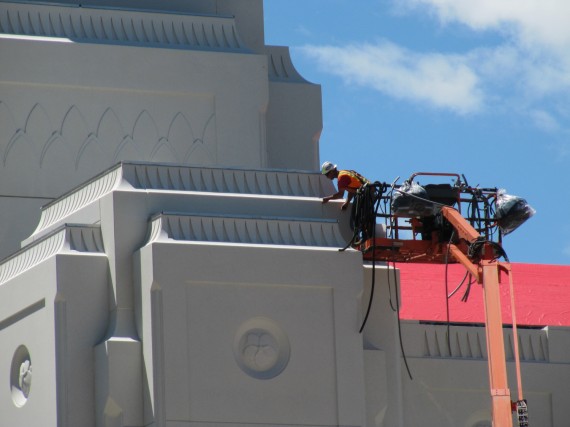 Brigham City Utah Temple worker