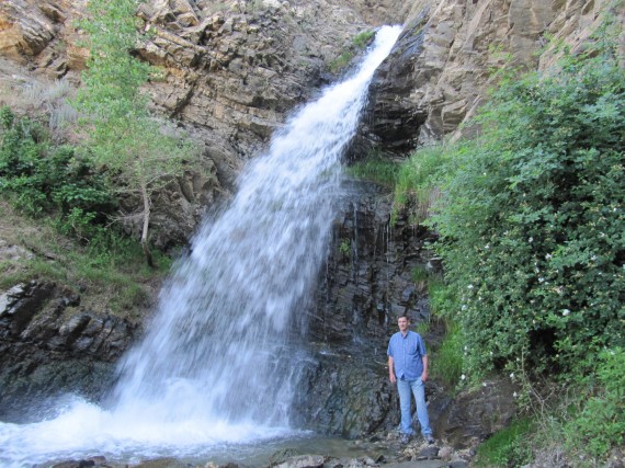 Ford Canyon Rick by waterfall