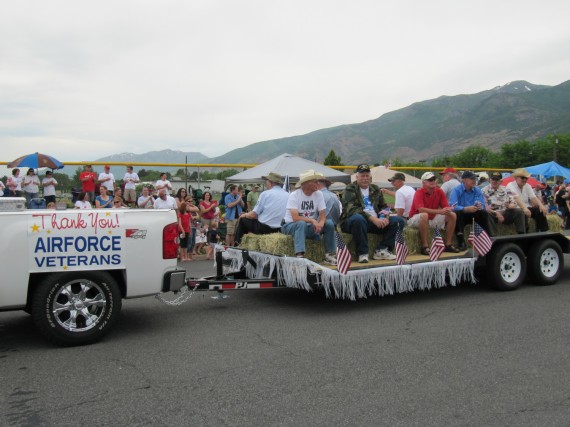 Kaysville July 4th Parade Air Force Veterans
