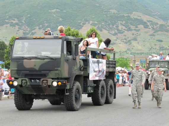 Kaysville July 4th Parade Desert Storm Veterans