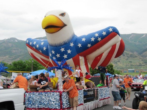 Kaysville July 4th Parade eagle