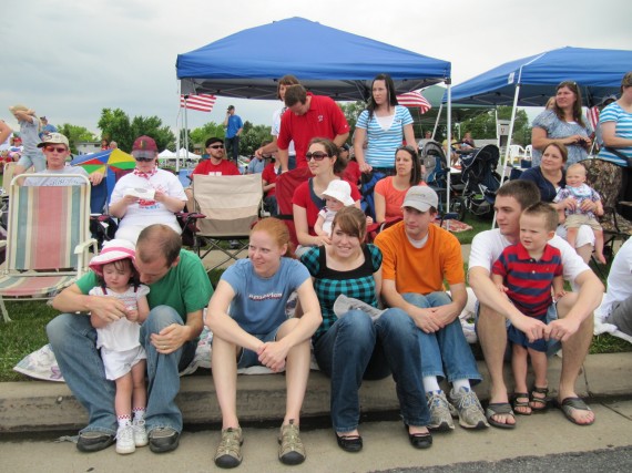 Kaysville July 4th Parade family