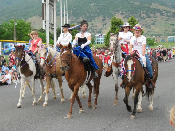 Kaysville July 4th Parade horses