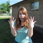 Megan with rings