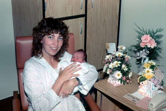 Jill and baby Sarah