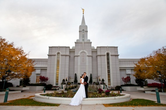 Jake and Rachel at the Bountiful Temple