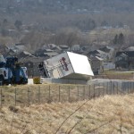Kaysville semi rollover Kaysville semi rollover