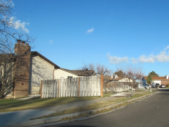 Kaysville windstorm downed fence