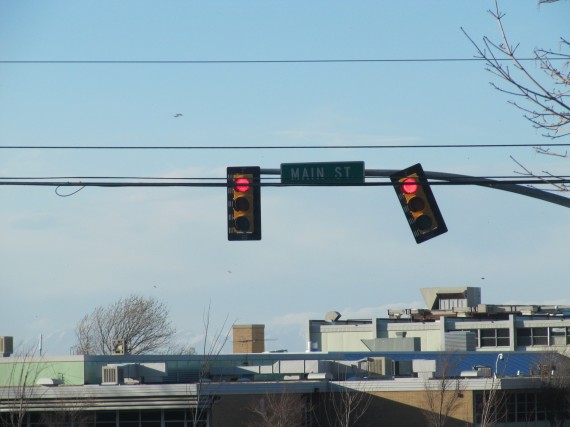 Kaysville windstorm skewed traffic lights