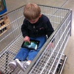Bryson Playing Angry Birds on a Kindle Fire Bryson Playing Angry Birds on a Kindle Fire