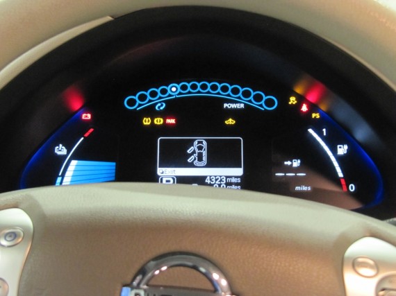 Nissan Leaf dashboard