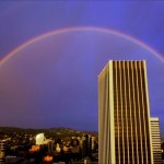 Rainbow that appeared the day of Gwen's baptism
